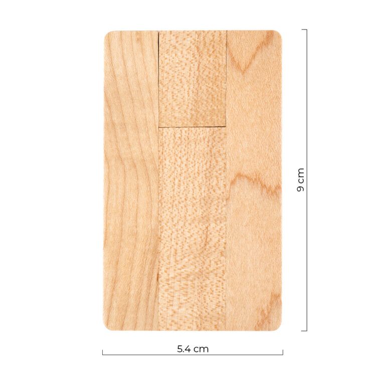 CREDIT CARD WOOD - tehnički crtež