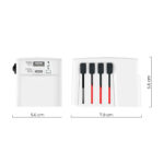 WORLD USB CHARGER AC 45PD - tehnički crtež