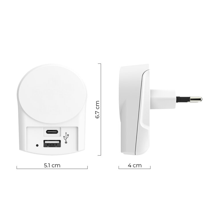EURO USB CHARGER AC - tehnički crtež