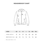 TEN JACKET - tehnički crtež