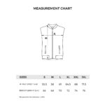 LIBERTY VEST MEN - tehnički crtež
