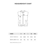 LIBERTY VEST WOMEN - tehnički crtež