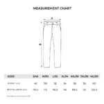 HAMMER BIB PANTS - tehnički crtež