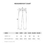 HAMMER STRETCH PANTS - tehnički crtež