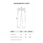 ACTIV PANTS - tehnički crtež